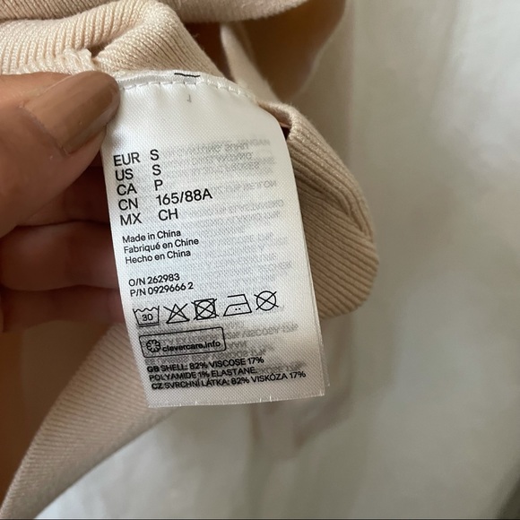 NWT Sweetheart Neckline Beige Sweater - Picture 6 of 13